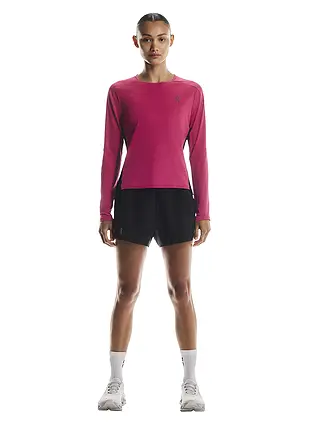 ON | Maglietta da running da donna Performance Long-T | dunkelrot